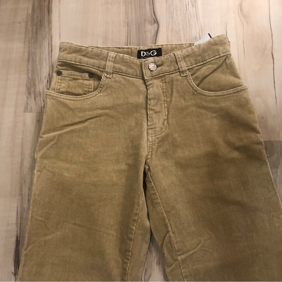 Vintage 1973 Dolce & Gabbana Tan Corduroy Pants - Made in Italy - Picture 2 of 11